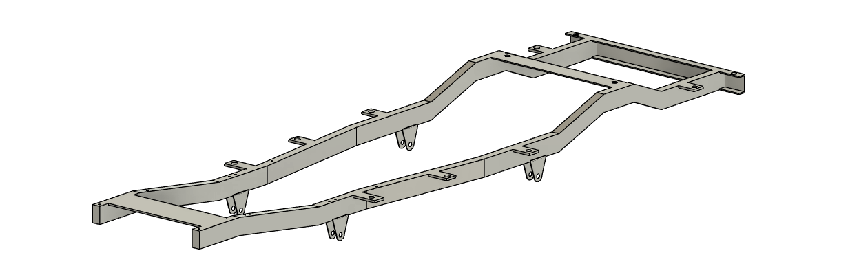 吉普CJ8框架模型